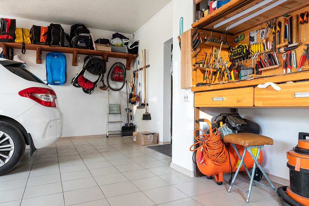 well organized garage workshop  Workshop storage, Garage workshop